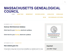 Tablet Screenshot of massgencouncil.org